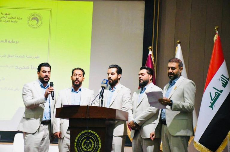 مشارکت آستان مقدس علوی در برپایی میلاد پیامبر اکرم صلیاللهعلیهوآله و امام جعفرصادق علیهالسلام در صحن آستانهای مقدس و دانشگاههای عراق
