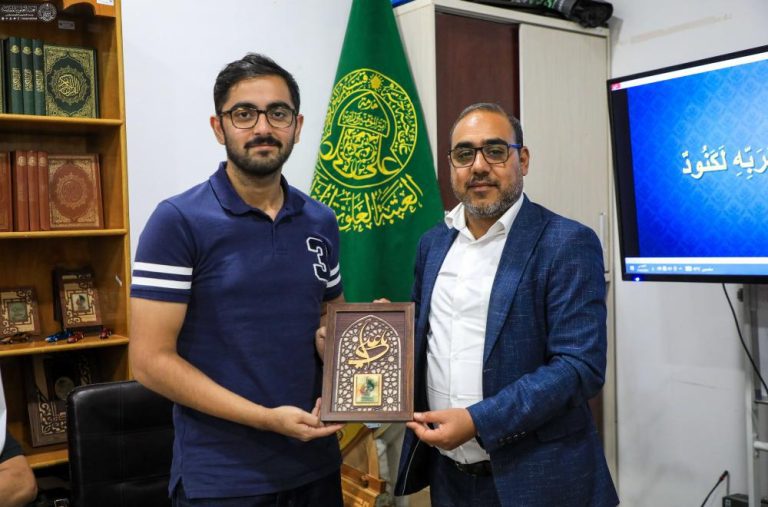 میزبانی آستان مقدس علوی از هیئت پاکستانی