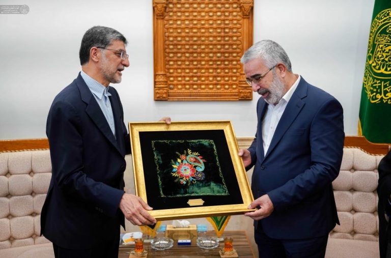 میزبانی تولیت آستان مقدس علوی از قائم مقام آستان قدس رضوی