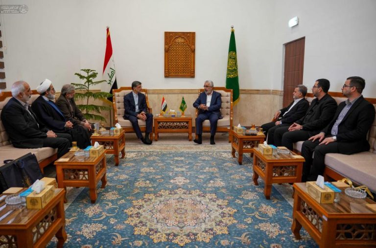 میزبانی تولیت آستان مقدس علوی از قائم مقام آستان قدس رضوی