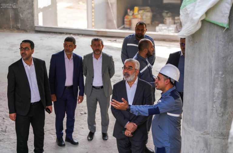 بازدید تولیت آستان مقدس علوی از پروژههای خدماتی و آموزشی