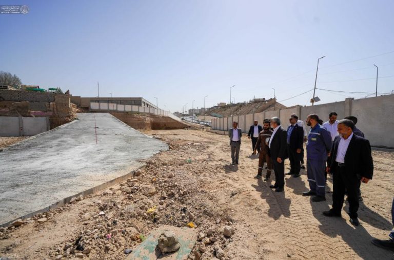 بازدید تولیت آستان مقدس علوی از پروژههای خدماتی و آموزشی