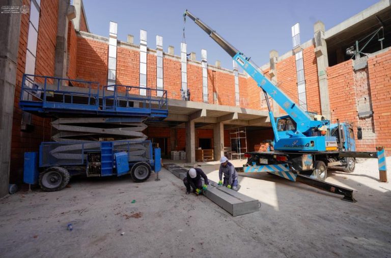 بازدید تولیت آستان مقدس علوی از پروژههای خدماتی و آموزشی