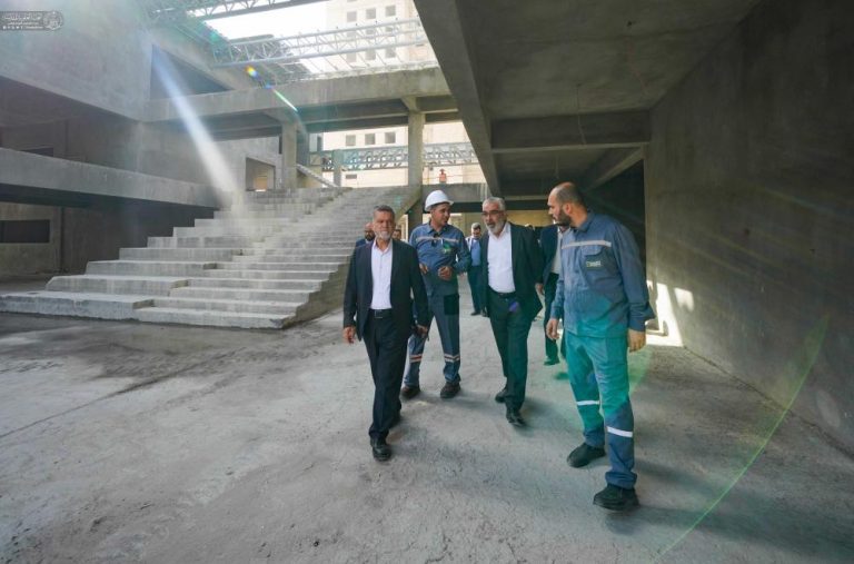 بازدید تولیت آستان مقدس علوی از پروژههای خدماتی و آموزشی