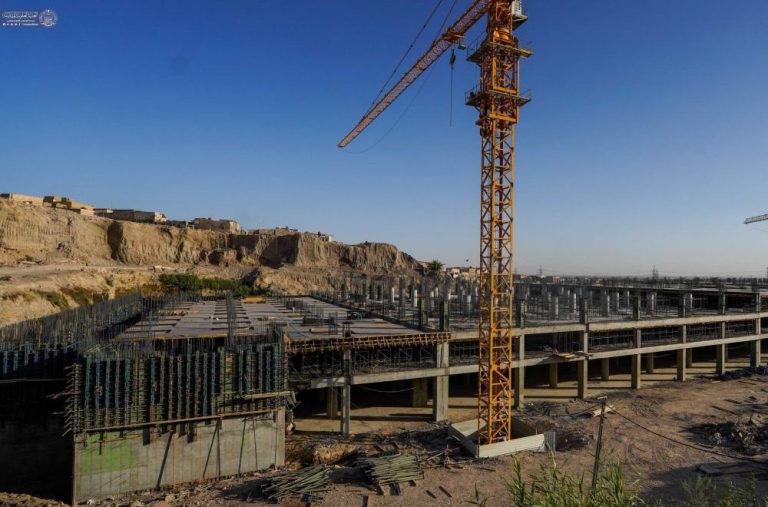 پروژه پارکینگ بزرگ نجف تحت نظارت آستان مقدس علوی طرحی مهم در جهت خدمترسانی به زائران