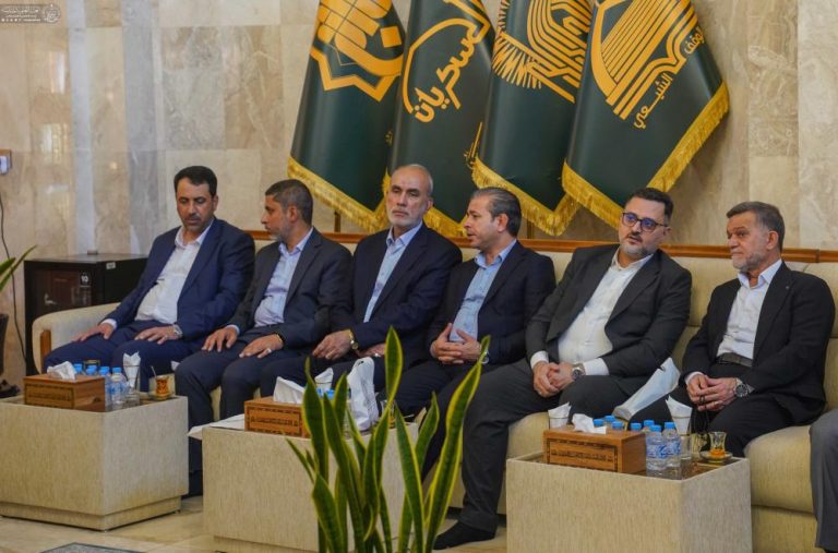 تبریک و تهنیت تولیت آستان مقدس علوی به تولیت جدید آستان مقدس امامین کاظمین