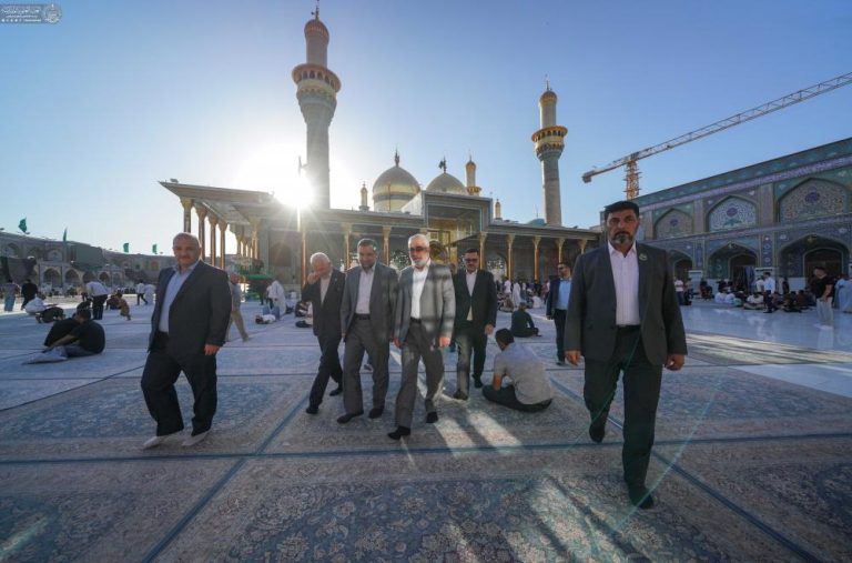 تبریک و تهنیت تولیت آستان مقدس علوی به تولیت جدید آستان مقدس امامین کاظمین