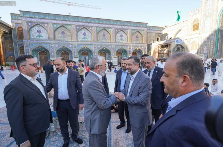 تبریک و تهنیت تولیت آستان مقدس علوی به تولیت جدید آستان مقدس امامین کاظمین