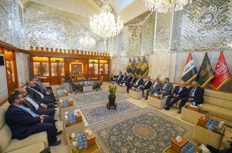 تبریک و تهنیت تولیت آستان مقدس علوی به تولیت جدید آستان مقدس امامین کاظمین