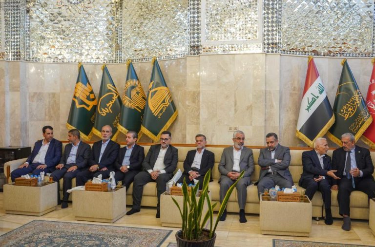 تبریک و تهنیت تولیت آستان مقدس علوی به تولیت جدید آستان مقدس امامین کاظمین