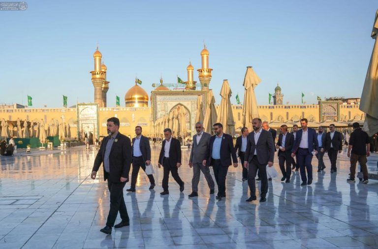 تبریک و تهنیت تولیت آستان مقدس علوی به تولیت جدید آستان مقدس امامین کاظمین