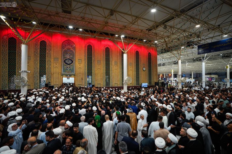 مراسم ترحیم همسر آیت‌الله العظمی سیستانی