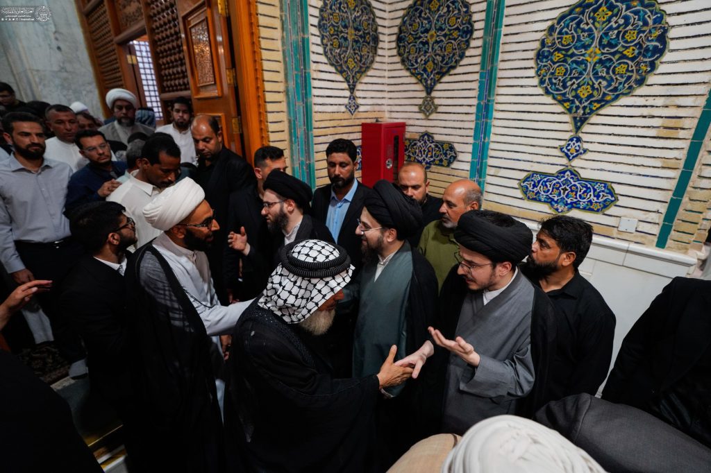 مراسم ترحیم همسر آیت‌الله العظمی سیستانی