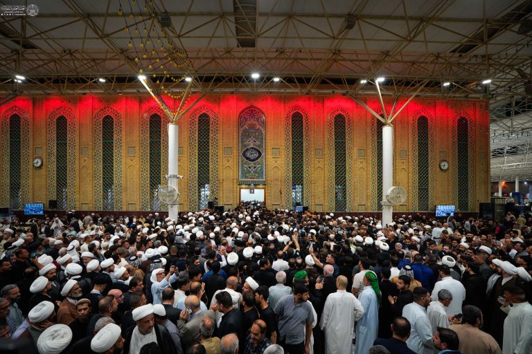 مراسم ترحیم همسر آیت‌الله العظمی سیستانی