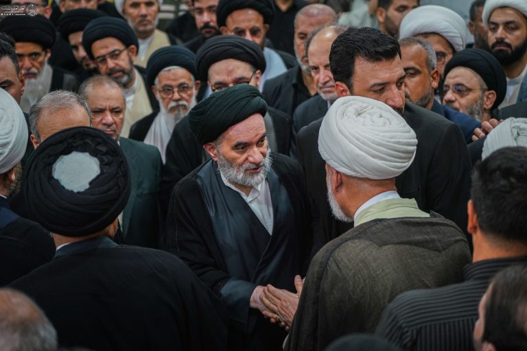 مراسم ترحیم همسر آیت‌الله العظمی سیستانی