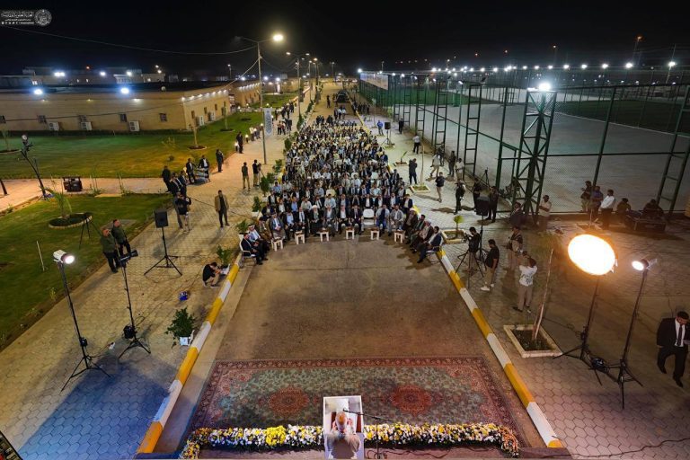 افتتاحیه شهرک امام حسن علیه‌السلام در جریان هفته جهانی صادقین