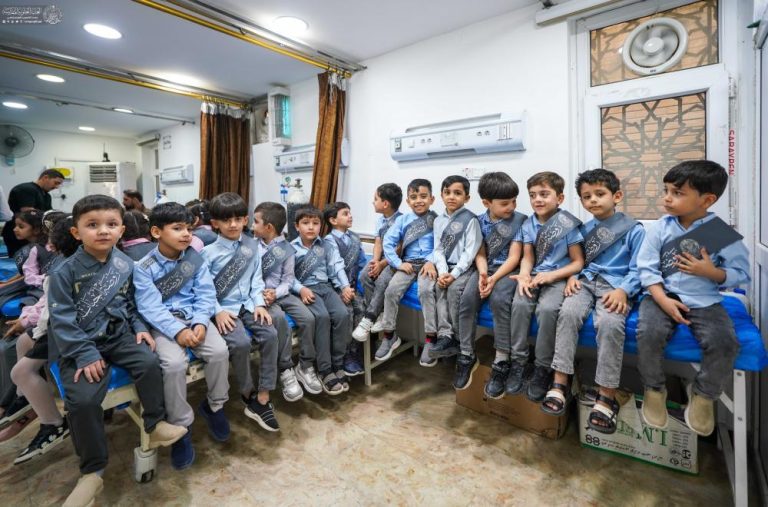 برگزاری برنامۀ علمی و تفریحی ویژۀ کودکان مهدکودک «احباب امیر» توسط آستان مقدس علوی