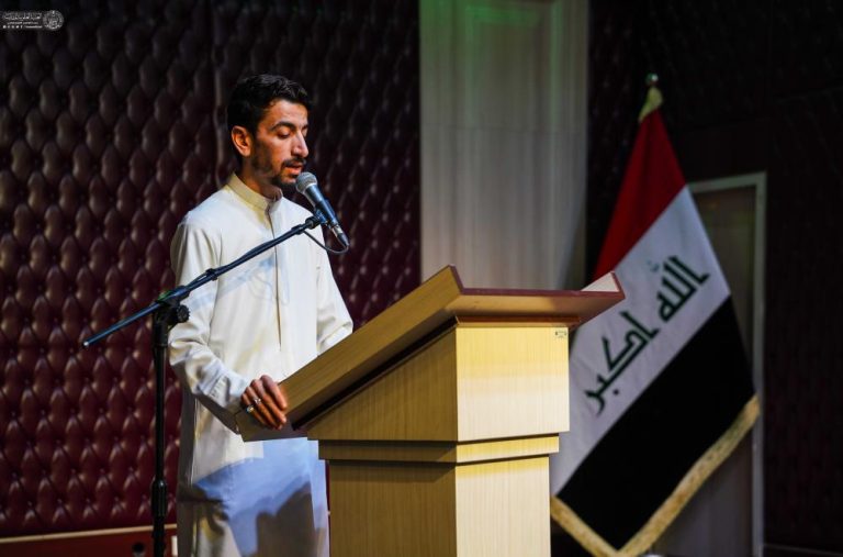 میزبانی آستان مقدس علوی از دانشجویان دانشگاه کوفه در سالروز میلاد حضرت زینب (سلاماللهعلیها)