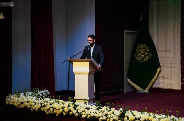 میزبانی آستان مقدس علوی از دانشجویان دانشگاه کوفه در سالروز میلاد حضرت زینب (سلاماللهعلیها)