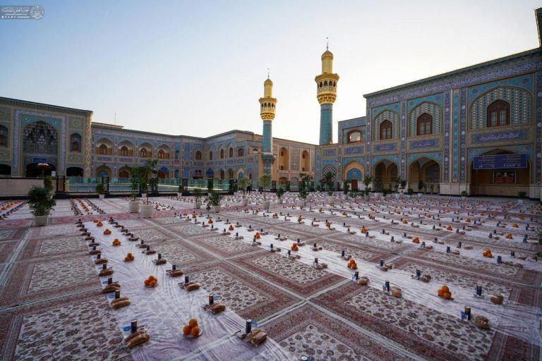 سفرهٔ کرامت علوی در شب میلاد عقیله بنی‌هاشم گسترده شد