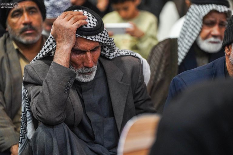 مراسم عزاداری شام شهادت حضرت زهرا (سلام‌الله‌علیها) در حرم مطهر علوی