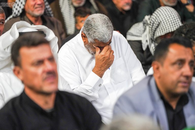 مراسم عزاداری شام شهادت حضرت زهرا (سلام‌الله‌علیها) در حرم مطهر علوی