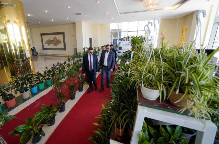 مشارکت آستان مقدس علوی در جشنوارۀ گل نجف اشرف