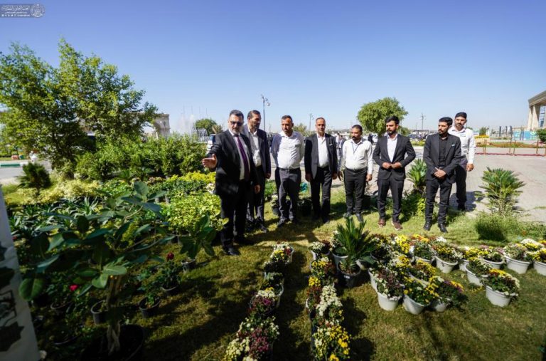 مشارکت آستان مقدس علوی در جشنوارۀ گل نجف اشرف