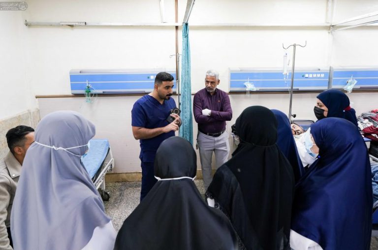 برگزاری برنامۀ جامع آموزشی ویژۀ کادرهای پرستاری در آستان مقدس علوی با همکاری ادارۀ بهداشت نجف