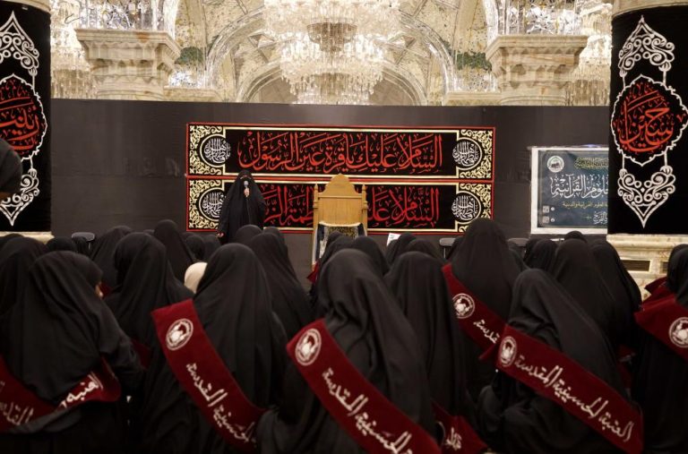 میزبانی آستان مقدس علوی از دانشجویان مؤسسۀ علوم قرآنی الزهرا (سلام‌الله‌علیها)