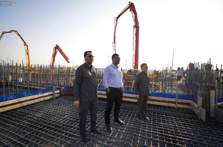 عملیات ساخت مخزن بزرگ آب