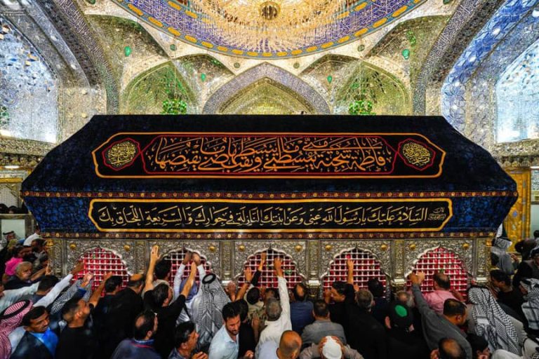 مضجع علوی در عزای فاطمی