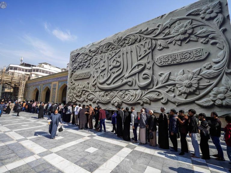 پذیرایی از عزاداران فاطمی