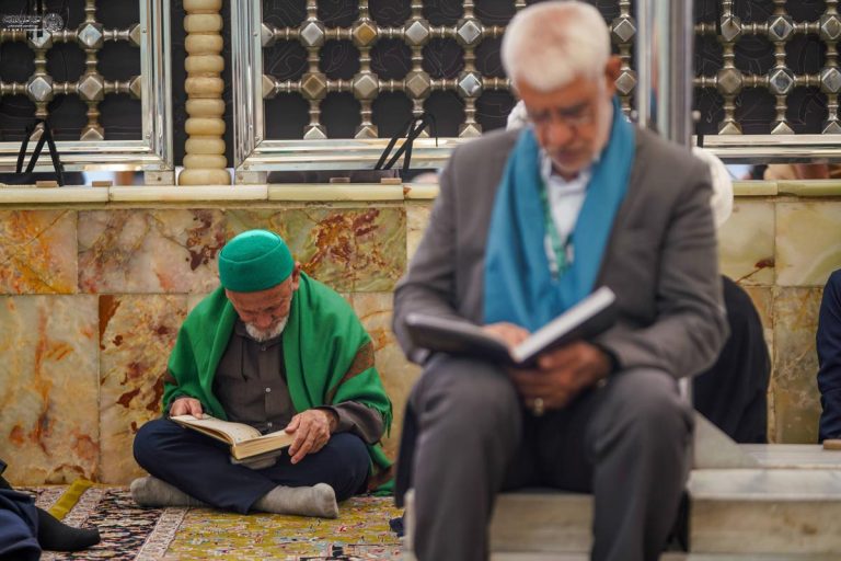 حال‌و‌هوای حرم مطهر علوی در روز زیارتی آن حضرت