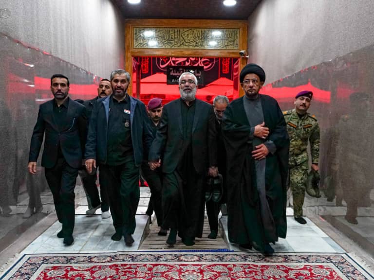 بازدید از مواکب علوی در سامرا