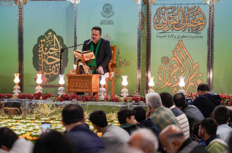 برگزاری محفل باشکوه قرآنی در حرم مطهر علوی ۴