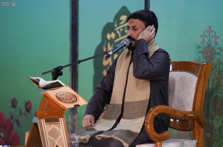 برگزاری محفل باشکوه قرآنی در حرم مطهر علوی ۶