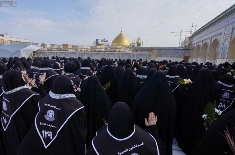آستان مقدس علوی میزبان برگزاری آیین مرکزی بانوان و آغاز طرح «راهنمایی بانوان زائر» 5