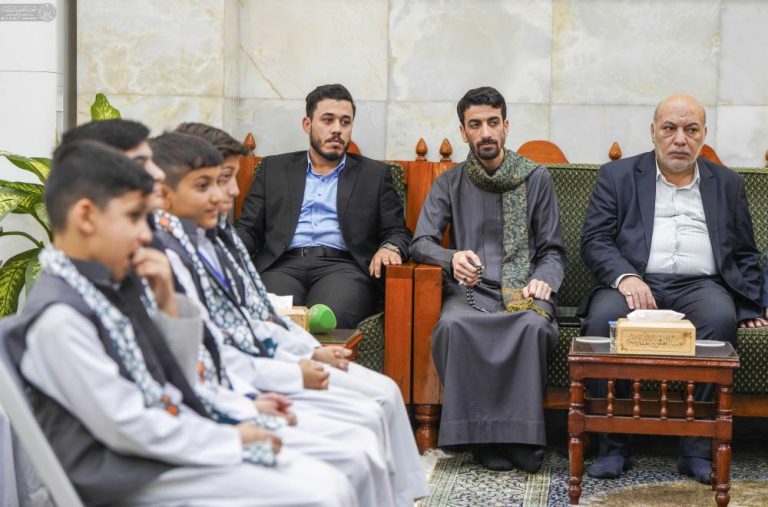 دیدار دوستانۀ دانشآموزان ممتاز مرکز آموزش قرآنی با تولیت آستان مقدس علوی 8