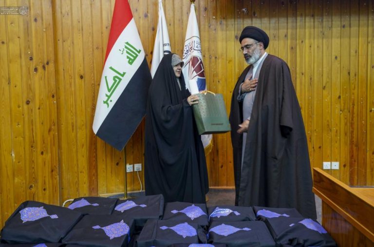 برگزاری جشنوارۀ «چادر من» در دانشگاه نهرین بغداد توسط آستان مقدس علوی 7