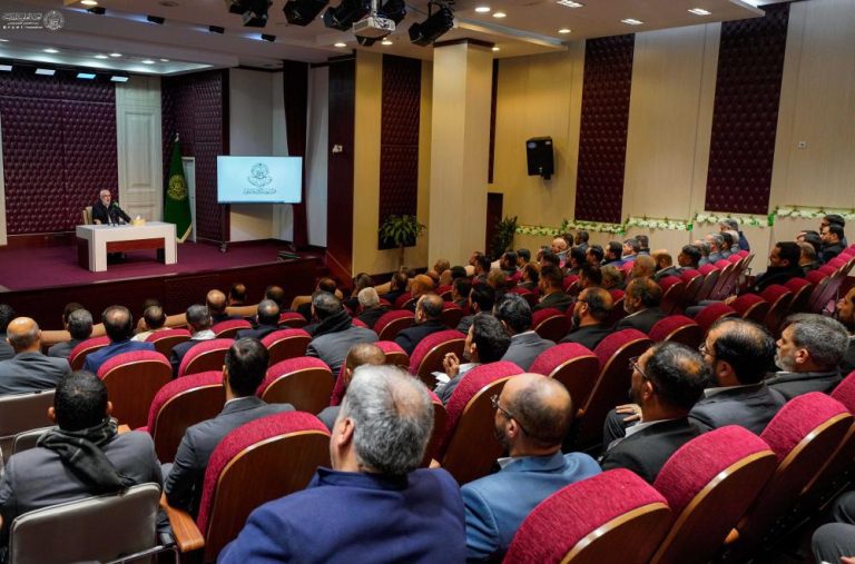 دیدار صمیمانۀ تولیت آستان مقدس علوی با خادمان بخش حراست 7