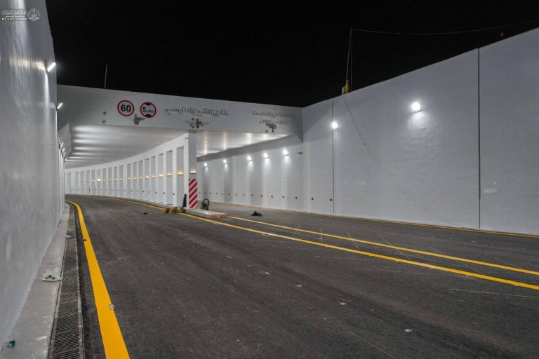 مراحل پایانی پروژۀ تقاطع غیرهم‌سطح شیخ طوسی با نظارت آستان مقدس علوی