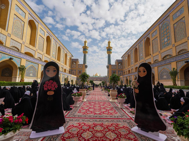 جشن بندگی در پناه خورشید نجف