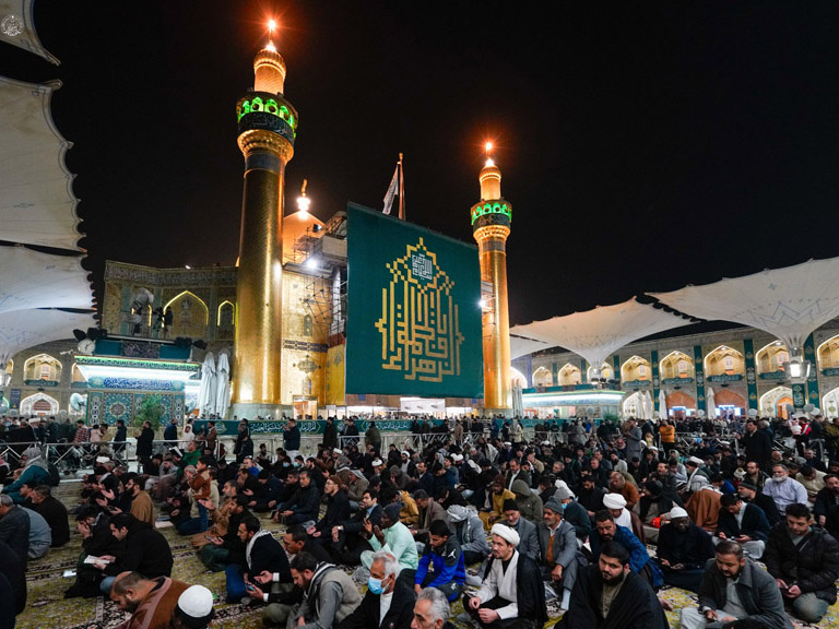 مناجات کنار مرقد امیرالمؤمنین