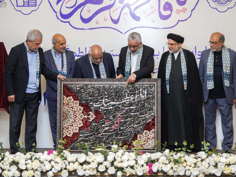 تجلیل از تیم مهندسی پروژۀ صحن حضرت زهرا