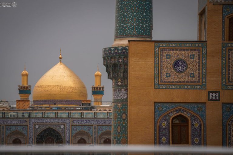 نمای گنبد منور علوی از شبستان حضرت زهرا (سلام‌الله‌علیها) 3