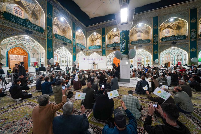 مراسم جشن شب میلاد دخت نبی مکرم اسلام در حرم مطهر علوی 4