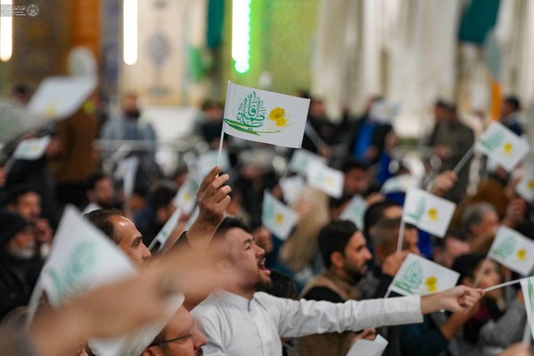 مراسم جشن شب میلاد دخت نبی مکرم اسلام در حرم مطهر علوی 5