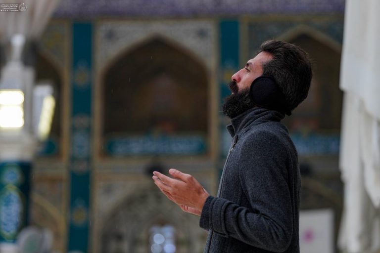 بارش رحمت الهی در حرم مطهر علوی 6