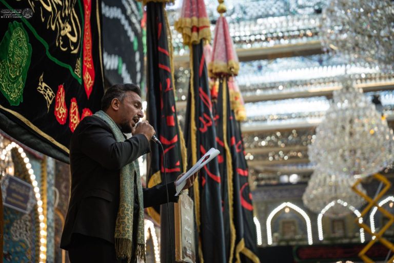 عزاداری خدام علوی در سالروز وفات ام‌البنین (سلام‌الله‌علیها) در آستان عباسی۷